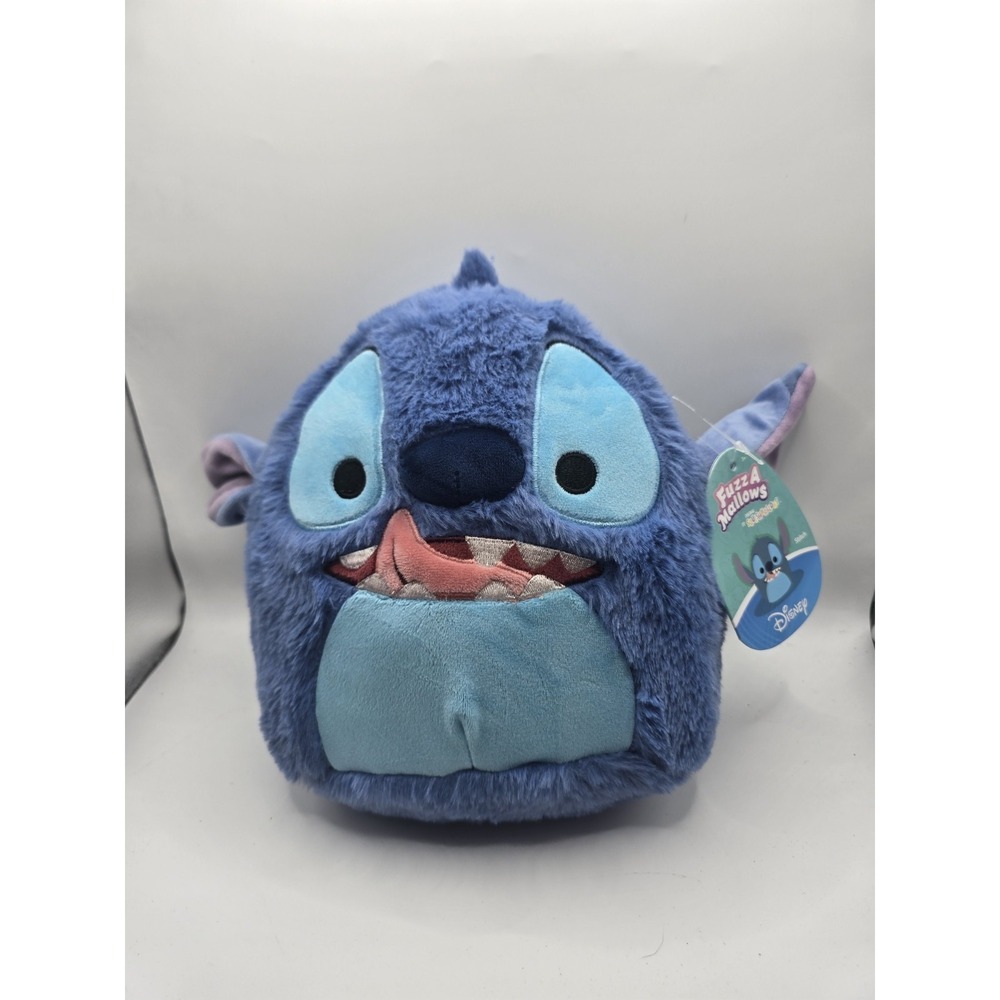 Squishmallows Disney Stitch Fuzz-A-Mallows 8" Plush Soft Stuffed Toy NWT